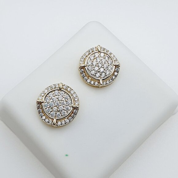 "925 Sterling Silver Plated CZ Earrings, EVBRS446 - Picture 6 of 10